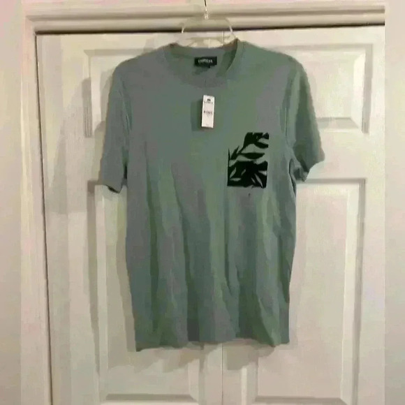 Express Other - NWT Express blue branch graphic shirt size small